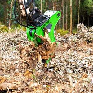 RIBETTER Zware hydraulische motor-aangedreven takkenschaar voor boomwortels voor 5-25 ton graafmachines, bouwgebruik, 5 jaar garantie - Product Image 3