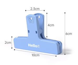 Dowell Hỗ Trợ Tùy Chỉnh Biểu Tượng Màu Sắc Nhựa Giấy Clip Trong Nhà Hình Dạng Mạnh Mẽ Tủ Lạnh Nam Châm Memo Clip - Product Image 6