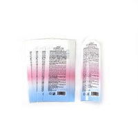Étiquettes thermorétractables personnalisées en PVC/PET imperméables en rouleau pour emballages de cosmétiques, bouteilles de shampoing, bouteilles en plastique, boîtes métalliques et flacons pulvérisateurs