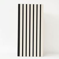 Panneaux muraux acoustiques en bois à lattes, panneaux insonorisants en fibre de polyester pour cinéma maison, bureau et studio