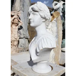 Customized Life Size Famous Hand Carved Natural Stone Figure Sculpture White Marble Greek Stone Statue For Park Decoration