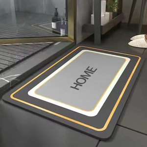 Nouvel ensemble de tapis de salle de bain Skymoving 2025 luxueux, antidérapant et absorbant pour sol et porte - Product Image 4