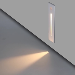 Luminaire d'angle encastré LED Fashion Beam avec détecteur de mouvement pour <span class=keywords><strong>escalier</strong></span> intérieur, allée et décoration murale - Product Image 2