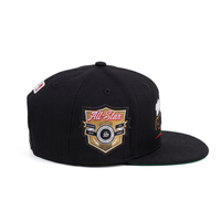 Casquette Snapback Unisexe Personnalisée à 5 Panneaux avec Logo Tissé, Style Hip-Hop Hiver, 100% Coton, Performance Extérieure, Broderie 3D Tendance