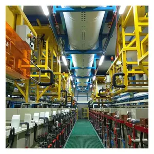 Automatic Metal Electroplating Machinery Copper Chrome Nickel Plating Equipment Line