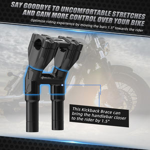 Nicecnc ตัวยกแฮนด์อลูมิเนียมแบบแยกส่วน8.25 "Rise 1" สำหรับ Harley <span class=keywords><strong>Low</strong></span> <span class=keywords><strong>Rider</strong></span> <span class=keywords><strong>S</strong></span> fxlrs <span class=keywords><strong>117</strong></span> 2022-2023 - Product Image 2