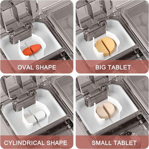 Máy cắt và Bộ chia thuốc với Bộ phân phối tích hợp, lưỡi thép không gỉ sắc nét, thiết kế thân thiện với du lịch nhỏ gọn - Product Image 4