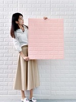 Papier peint en mousse de vinyle 3D à forte adhérence, vente chaude, pour la décoration murale