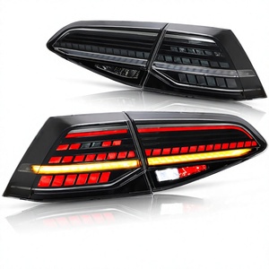 Fari posteriori a LED VLAND 12V per Golf 7 Golf 7.5 MK7 MK7.5 2014-2019 per VW (non GTI/R/alogena) sequenziali, senza <span class=keywords><strong>lampadine</strong></span> extra - DISPONIBILITÀ USA - Product Image 1