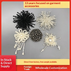 Parches de Cuentas Hechos a Mano de Lujo para Decoración de Ropa - Parches de Cuentas 3D Aptos para Zapatos, Bolsos y Accesorios de Ropa - Product Image 3