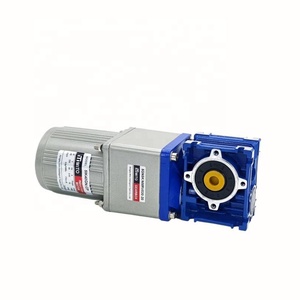 High Torque Self Locking AC110V 220V 90W 120W 180W 200W Speed Controller RV030 RV040 Worm <strong>Gear</strong> Reducer <strong>Motor</strong> with Flange