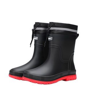 Wholesale Adult PVC Gumboots <strong>Wellington</strong> <strong>Short</strong> Car Wash Rain Boots Waterproof Anti-Slippery Recyclable Rubber for Winter - Product Image 6