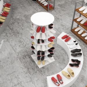 Best Sale Rotating <b>Shoe</b> <b>Rack</b> Multi-layer <b>Shoe</b> Cabinet Floor-standing Simple Bag Display <b>Rack</b> 360-degree Rotating <b>Storage</b> - Product Image 3