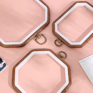 <span class=keywords><strong>Kit</strong></span> de accesorios de moda Looen, nuevo estilo, aro de <span class=keywords><strong>bordado</strong></span> Irregular, marco de madera de bambú para aros de punto de cruz, costura - Product Image 3