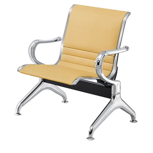 Silla de espera de alta calidad tipo banco, silla de asiento para sala de espera de aeropuerto, asiento público de PU tipo tándem para aeropuerto. - Product Image 5