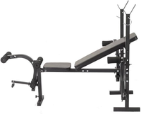 Banc de musculation pliable réglable en acier de haute qualité, capacité de 150 kg, multi-usages pour squats, sit-ups, entraînement de musculation unisexe