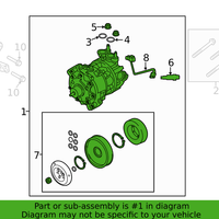 Kit de compresseur de climatisation + vanne d'expansion + corps de papillon + tuyaux de climatisation pour voitures Volvo, nouvelle marque FUHENG, pièces de qualité OEM