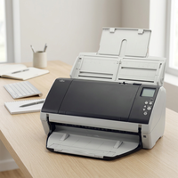 Scanner de documents recto-verso A3 FI-7480 à double capteur CCD, 80 ppm, 160 ipm, 600 dpi, USB 3.0, alimentation par feuilles