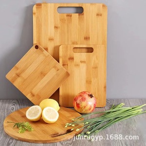 <b>Wooden</b> Cutting Board Round With Handle For Kitchen Fruits Vegetables Chopping <b>Blocks</b> - Product Image 2