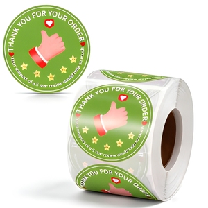 Étiquettes adhésives personnalisées OEM ODM, rouleaux d'autocollants avec logo de marque privée pour bouteilles et emballages, commande en gros prise en charge - Product Image 1