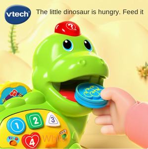 Jeu éducatif <span class=keywords><strong>VTech</strong></span> Greedy Dinosaur Feeding Game pour les enfants de 4 à 6 ans, ensemble de jeu en plastique pour la maison - Product Image 4