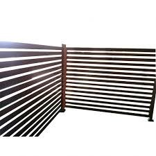 Panneaux de confidentialité en aluminium noir pour clôtures, installation facile - Product Image 4