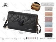 Borsa Tote da Donna con Doppio Manico, Trapuntatura a Rombi, in Microfibra e Pelle Sintetica, Chiusura con Girello, per Uso Quotidiano, Tutte le Stagioni - Product Image 1