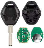 Clé transpondeur de voiture pour BMW 315MHz 433MHz ASK PCF7935 44CHIP Système EWS Lame de clé HU58 HU92 Séries 3 5 7 X3 X5 Z3 Z4 325 325i