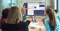 Tableau blanc interactif intelligent avec écran tactile électronique de 110 pouces 4K 3840x2160