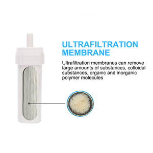 Bouteille d'eau portable en plastique de 700 ml pour sports de plein air avec membrane d'ultrafiltration, durée de vie du filtre 4000L, bouteille d'eau avec filtre UF - Product Image 3