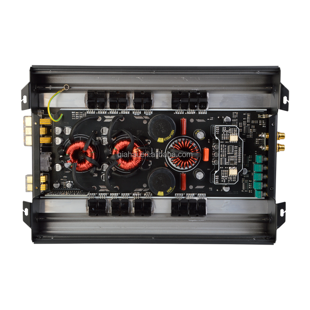 Class D Mono Car Amplifiers, 1000W 1ohm 1 Channel Aluminum Amplifier for All Car Audio Sound System, Can Laser Brand Logo, D1000