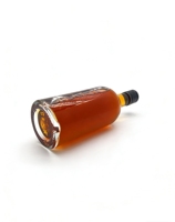 Bouteille à liqueur en verre cristallin transparent, classique, durable, personnalisable, avec bouchon à vis et décalcomanie givrée, pour spiritueux et vodka – Meilleures ventes