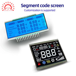 Écran LCD <span class=keywords><strong>TN</strong></span> HTN à 7 segments personnalisé, affichage monochrome <span class=keywords><strong>bleu</strong></span> pour panneau de commande d'ascenseur - Product Image 4