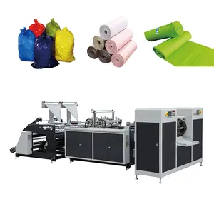 automatic trash bag sealing machine garbage bag in roll making machine