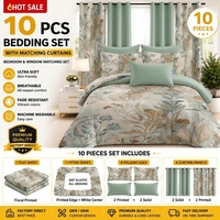 Lot de 10 draps légers en microfibre imprimés avec rideaux pour appartement, hôtel, collection de linge de maison – Vente en gros