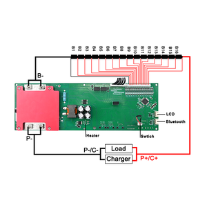 Système de gestion de batterie intelligent LWS bms 5S -16S BMS <span class=keywords><strong>16SA</strong></span> 48A 50A 70A 80A 100A Lifepo4 bms avec RS485 CAN Bluetooth - Product Image 2
