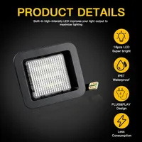 Luces LED para Matrícula, Lámpara de Número para Ford F-150 Raptor 2015 2016 2017 2018, 6000K Blanco, Bombilla Trasera Canbus para Auto, Sin Errores