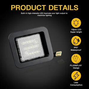 Luces LED para Matrícula, Lámpara <span class=keywords><strong>de</strong></span> Número para Ford F-150 Raptor 2015 2016 2017 2018, 6000K Blanco, Bombilla Trasera Canbus para Auto, Sin Errores - Product Image 5