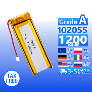 102055 <span class=keywords><strong>3.7V</strong></span> 1200mAh 뜨거운 판매 102540 <span class=keywords><strong>103048</strong></span> 103450 302025 302030 351423 401525 402030 402035 충전식 리포 폴리머 배터리 - Product Image 1