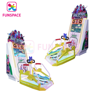Funspace Máquina de juego de monopatín de competición en línea de carreras de videojuegos deportivos para niños que funcionan con monedas - Product Image 6