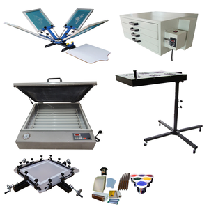 Machine d'impression sérigraphique multicolore à 2 stations pour factures, reçus, <span class=keywords><strong>tickets</strong></span>, billets, imprimante de table manuelle, garantie 1 an - Product Image 1