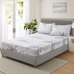 Nantong 3 pièces King <span class=keywords><strong>drap</strong></span>-<span class=keywords><strong>housse</strong></span> imprimé 100% coton - Product Image 1