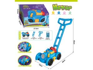 Automatic Bubble <strong>Lawn</strong> <strong>Mower</strong> Push Pull Toy for Toddlers <strong>Kids</strong> Outdoor Garden Party Play with Blower Machine Preschool Boys Girls - Product Image 6