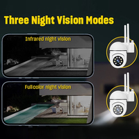 Nouveaux modèles à succès A7 480p 720p 1080p Mini hd sans fil 360 °   Caméras de sécurité domestiques intelligentes Wifi, système CCTV avec vision nocturne