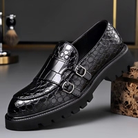Chaussures en cuir artificiel de luxe pour hommes, best-sellers, mocassins décontractés, style italien, pour les fêtes ou le bureau