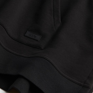 Sudadera Deportiva Transpirable sin Mangas, Personalizada, 100% Algodón, para Verano, Largo Regular, Color Negro Oscuro, para Hombre, con Bolsillos, 180g - Product Image 6