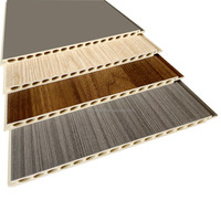 Panneaux muraux en PVC imitation bois, panneaux de plafond décoratifs 3D, revêtement mural intérieur imperméable pour salon, chambre, appartement, villa