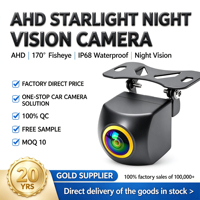 Caméra de recul RF étanche 12V DC 1080P avec vision nocturne et capteur CCD pour voiture, capteur de stationnement AHD enfichable, garantie 1 an