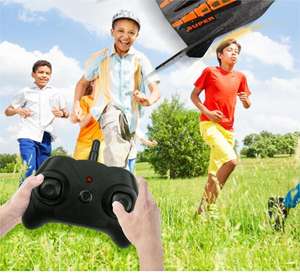 लेहोओ खिलौने आउटडोर आरसी विमान रिमोट कंट्रोल हवाई जहाज 2.4 जी 2 चैनल आरसी हवाई जहाज ब्लैक फोम फ्लाइंग खिलौना - Product Image 3