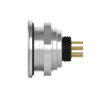 Connecteur en bloc M12 8 broches à verrouillage arrière IP67 étanche OEM Femelle extérieure 4A 125V Usage industriel WP-08F3-18-11 Nian-Yeong